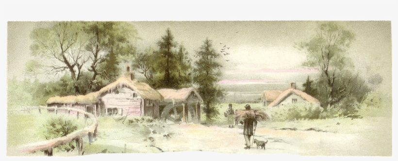 Black And White Antique Images Free Digital Graphic - Painting, transparent png download