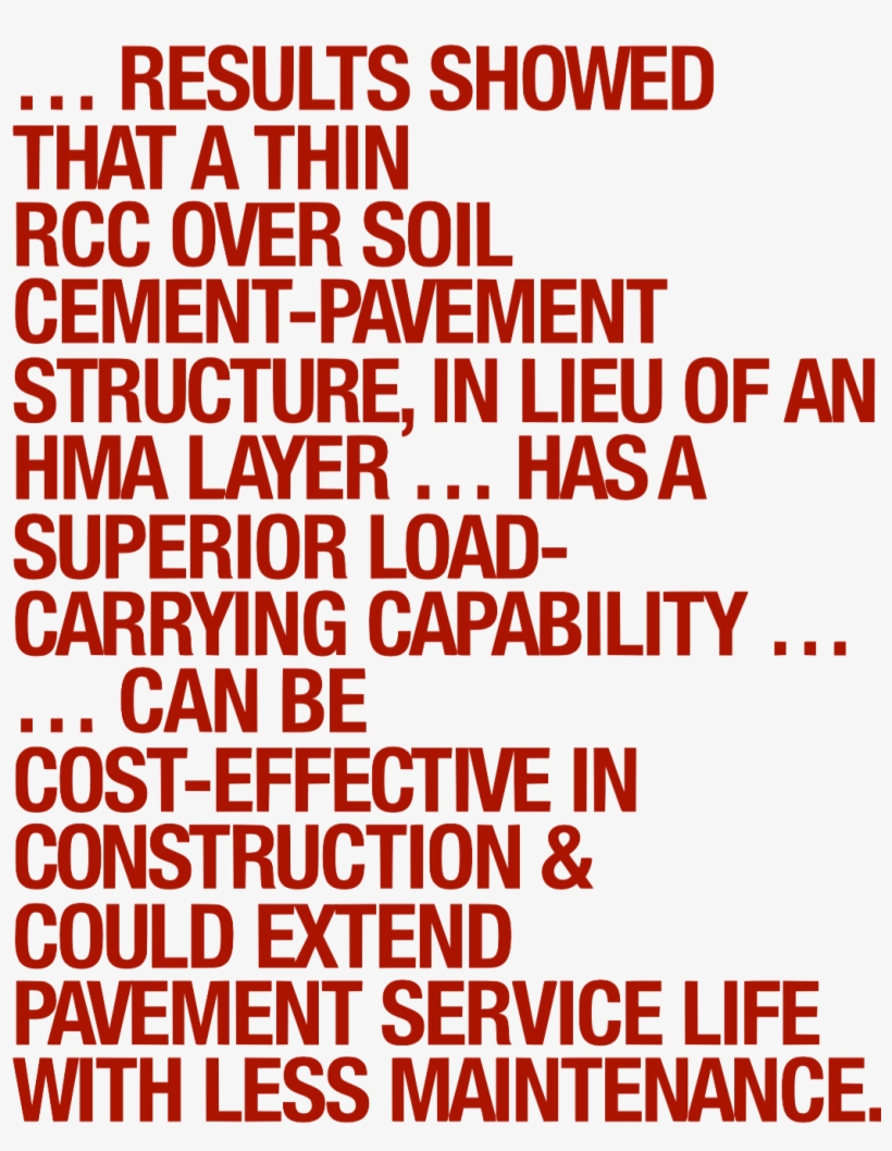 Thinner, Lighter Layer Rcc Pavement Cost Effective - Circle, transparent png download