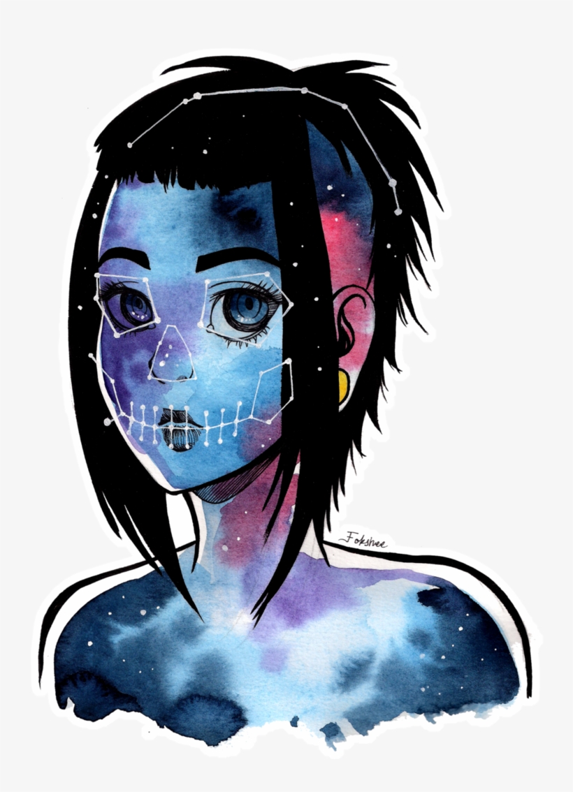 Skull Constellation By Fokshee - Comics, transparent png download