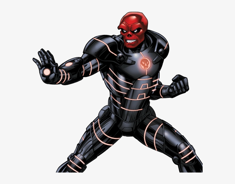 Marvel Red Skull Avengers, transparent png download