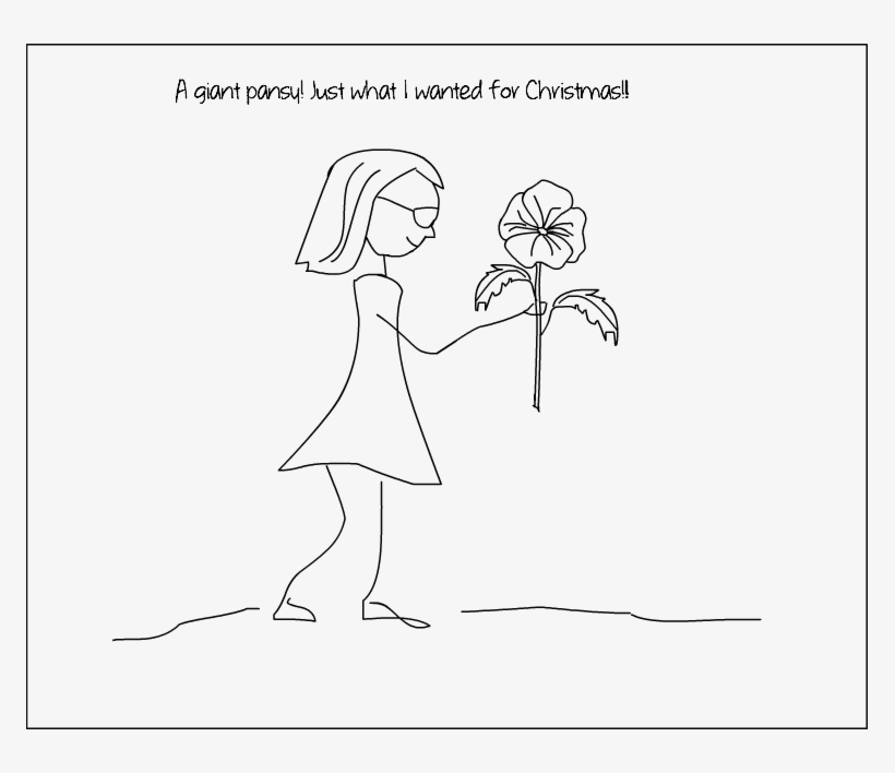 Flower Girl - Cartoon, transparent png download