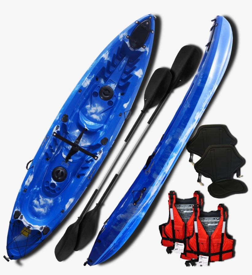 70866986-75 - Riber Family Sit On Top (blue And White), transparent png download