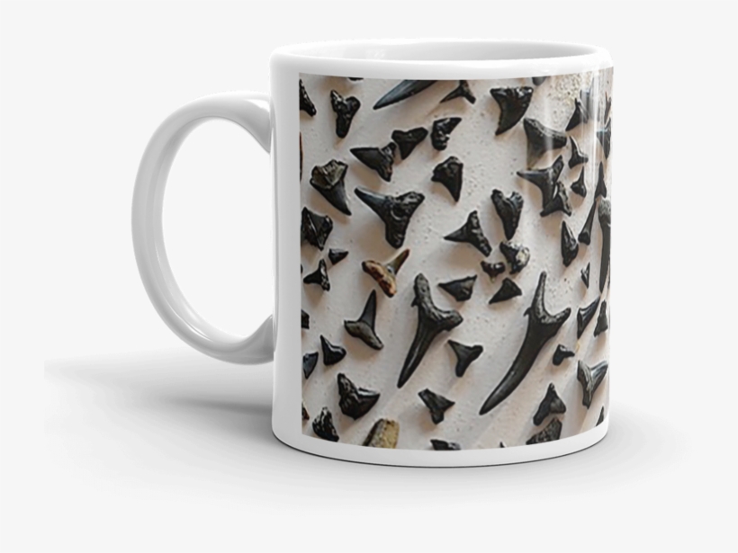 Shark Teeth Mug - Your Vibe Attracts Tribe Coffee Mug Entrepreneur, transparent png download
