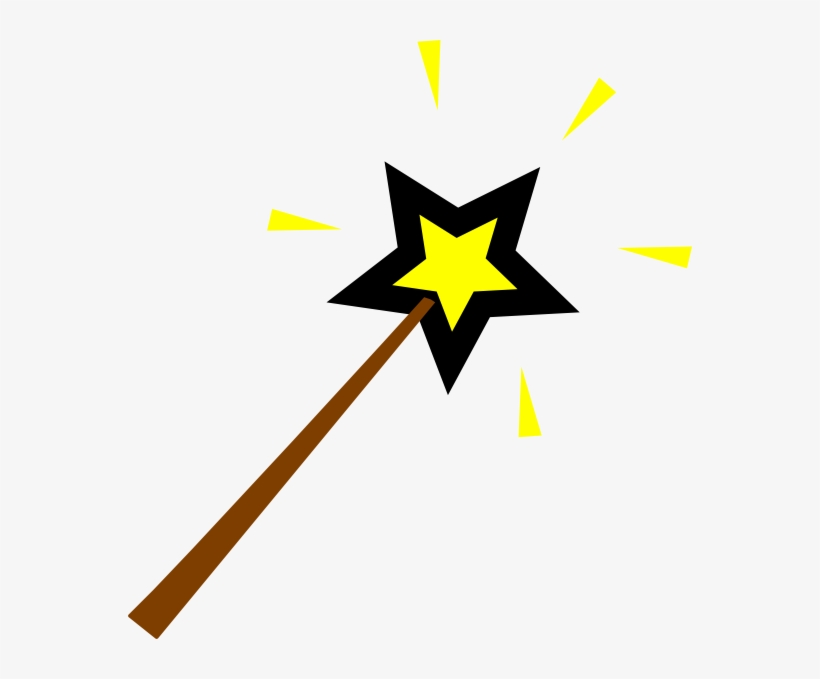 Clipart Transparent Stock Magic Png Group Image Magicwandhipng - Wand Clipart, transparent png download