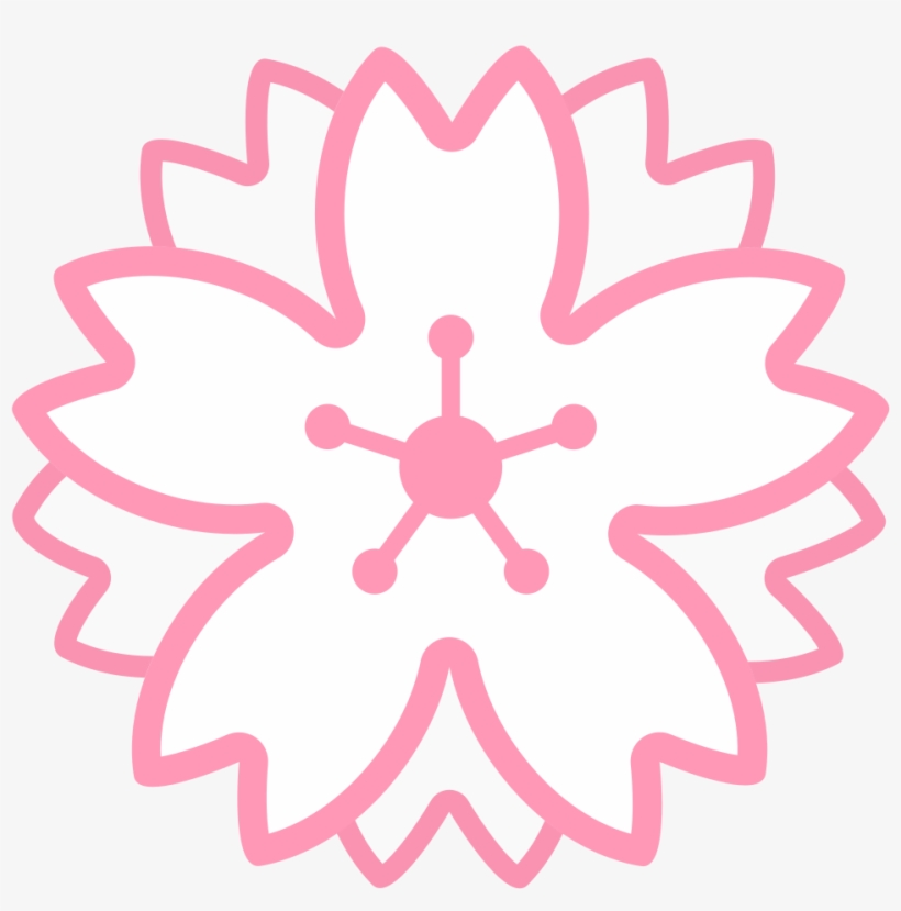 Download Svg Download Png - White Flower Icon, transparent png download
