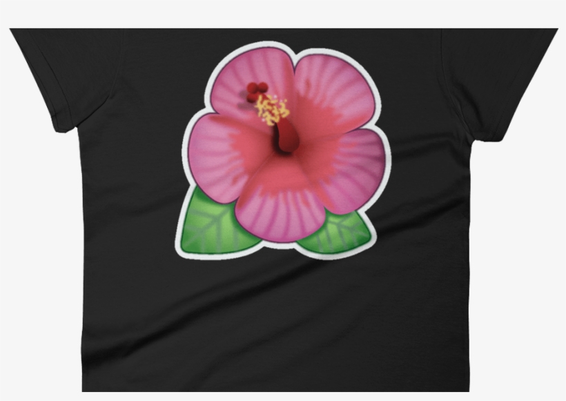 Women's Emoji T Shirt Hibiscus Just Emoji - Pop Culture Emoji Poop Big Men's Graphic Tee, transparent png download