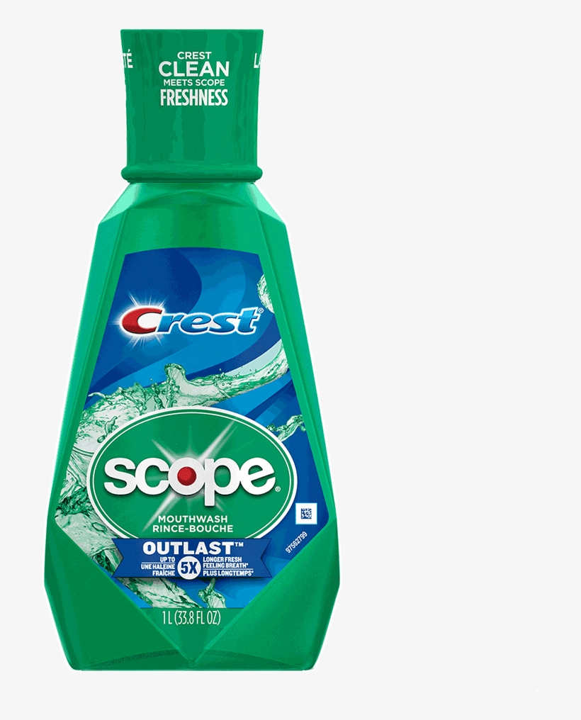 Crest Scope Mouthwash Classic, transparent png download