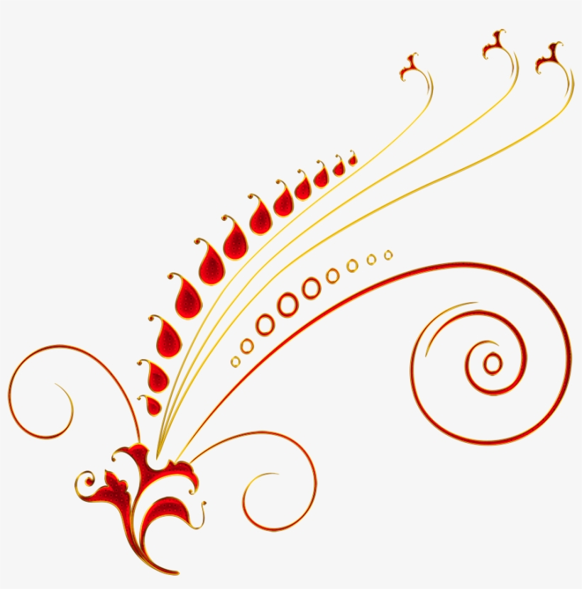 Vector Ornament Png Gold, transparent png download