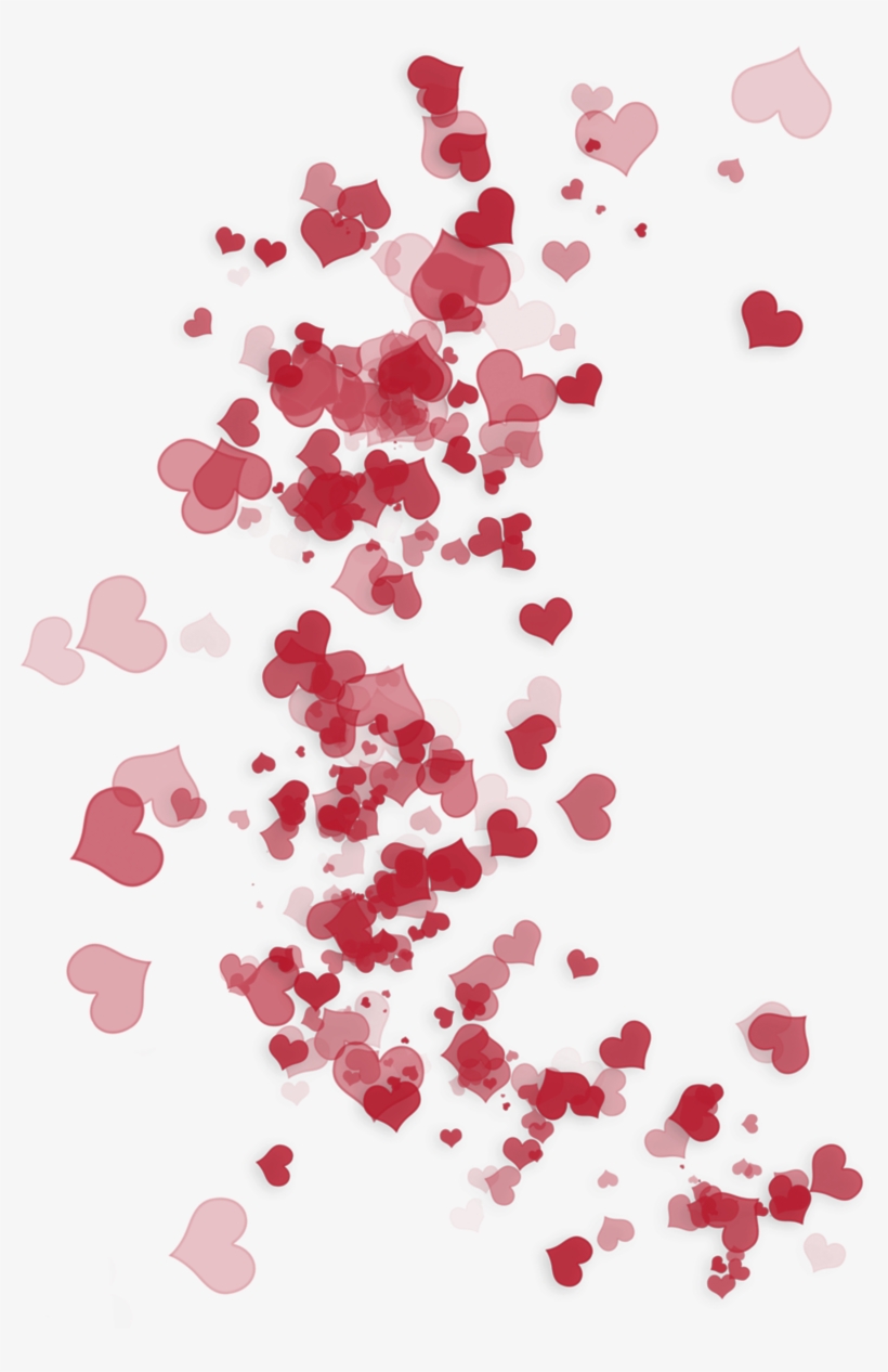 Pink And Red Hearts Png, transparent png download