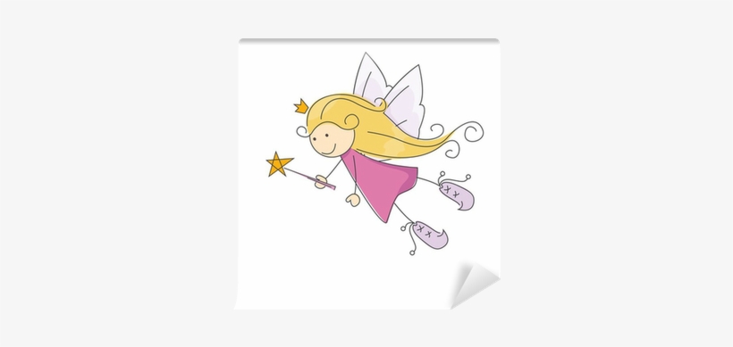 Cute Little Fairy With Magic Wand - Kleine Fee, transparent png download