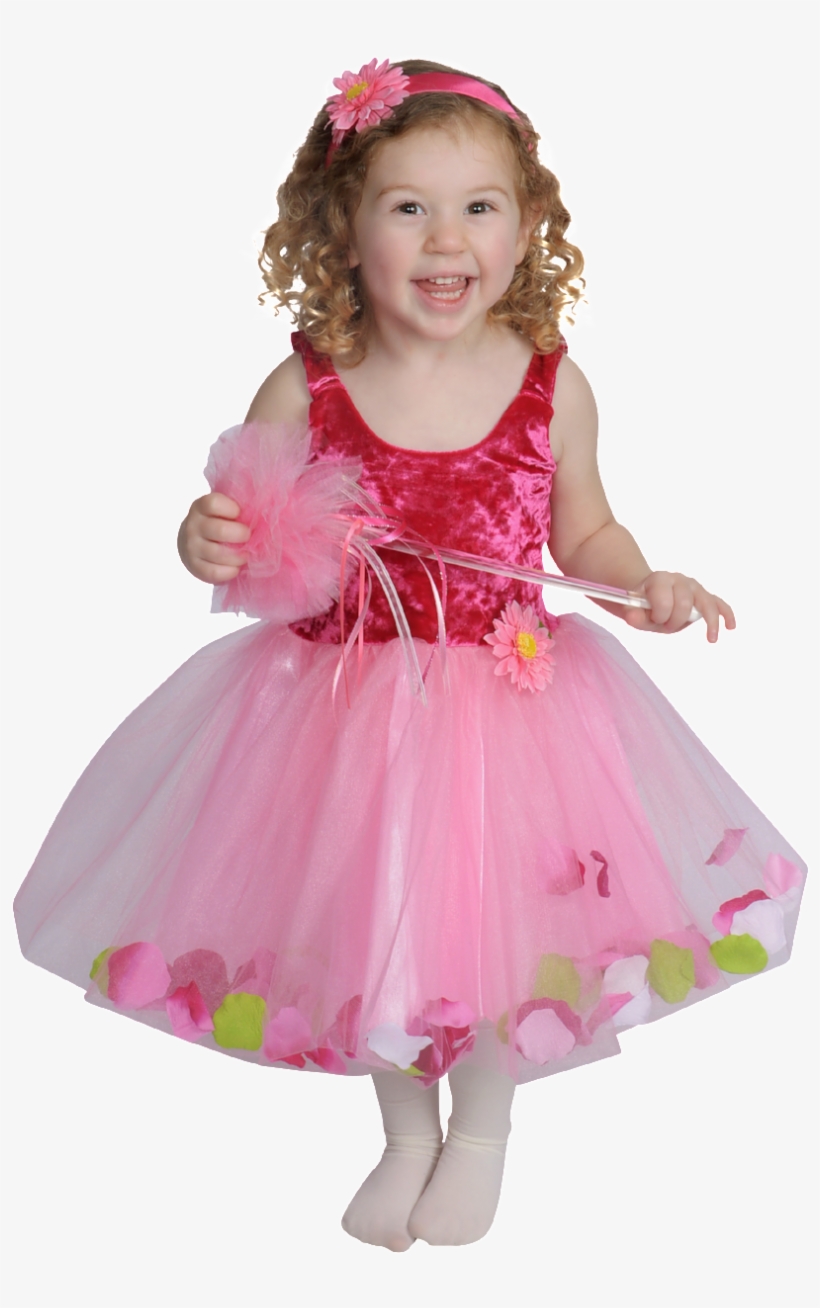 Classic Fairy Flower Tulle Dress - Dress, transparent png download