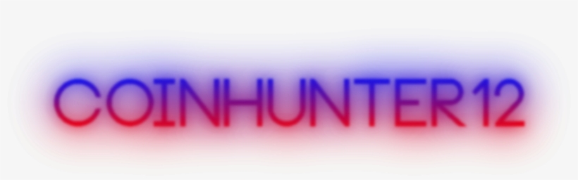 Coinhunter12 Gradient Glow - Calligraphy, transparent png download