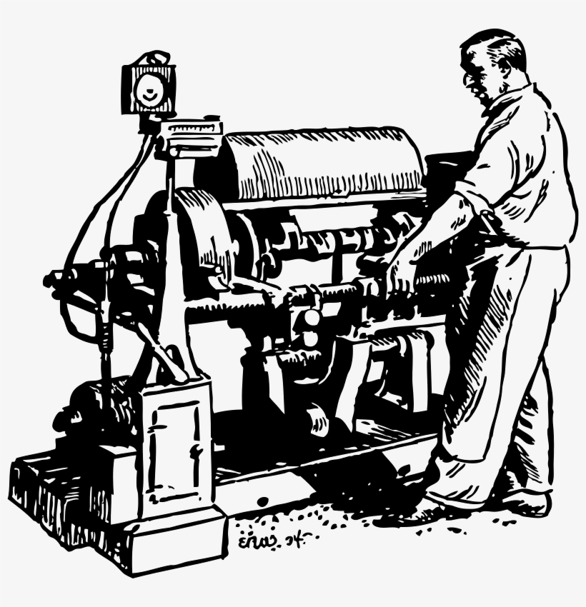 Crankshaft Balance - Man Working In Factory Clipart, transparent png download