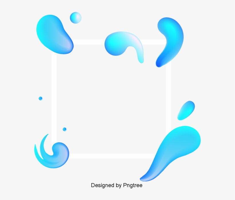 Cool Geometry Flat Gradient Border, Cool, Geometric, - Psd, transparent png download