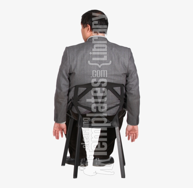 Rear View, Back, Sitting, Seated, Image Series 162, - Back View Of People Seated Png, transparent png download