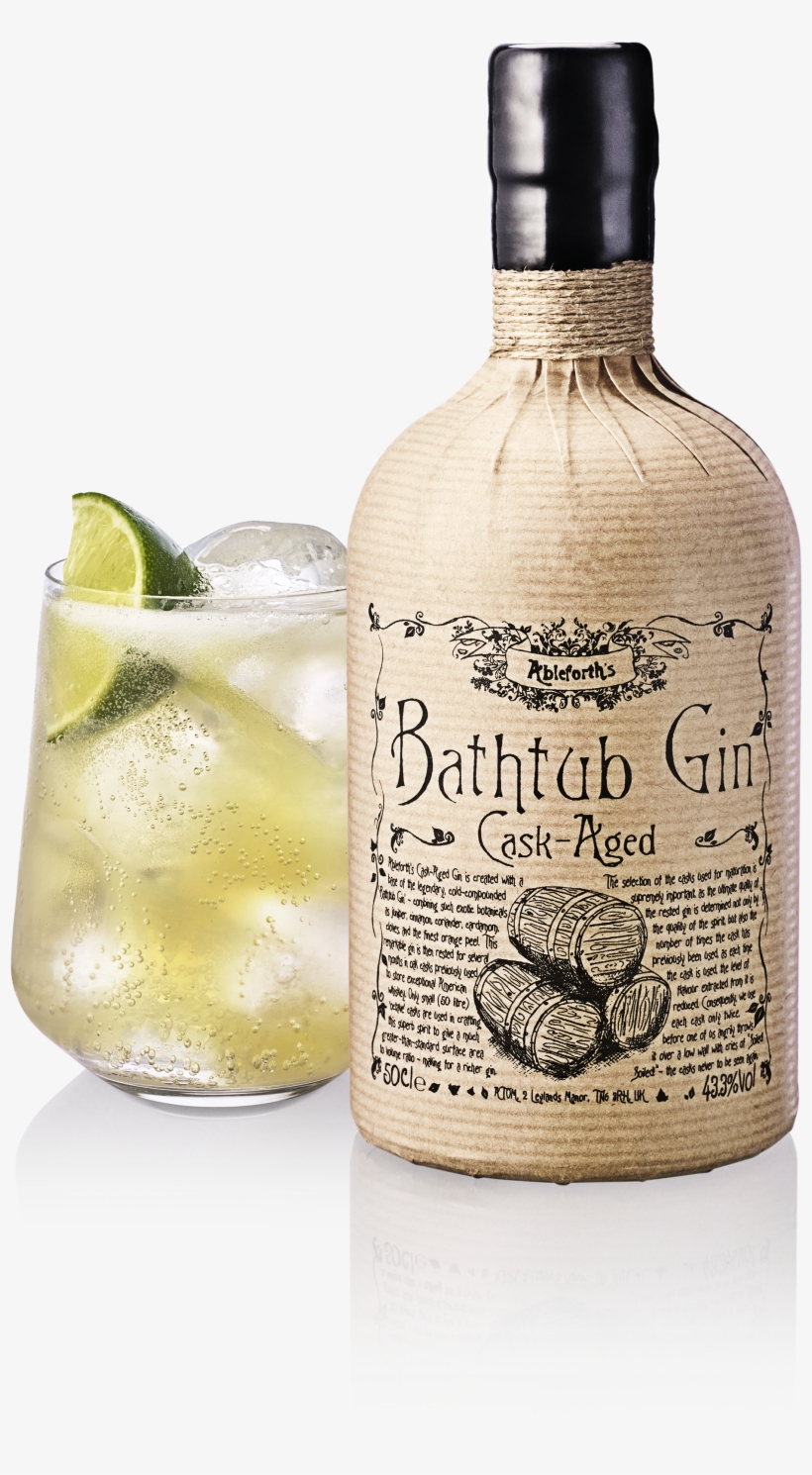 Bathtub Gin Cask Aged Navy Strength & Manhattan - Domaine De Canton PNG ...