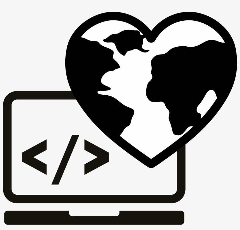 Hacking For Humanity - World Map, transparent png download