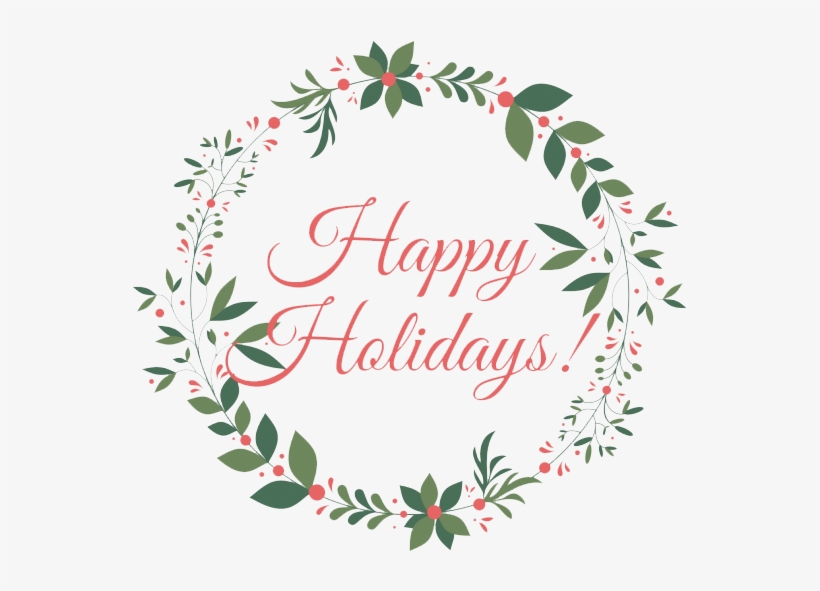 Happy-holidays - Office Closed For Holidays, transparent png download