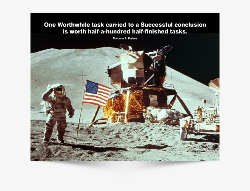 One Worthwhile Task - Nasa Spaceship On Moon, transparent png download