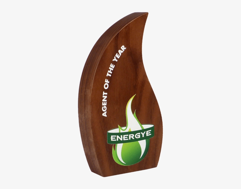 Real Wood Flame Award In Oak Or Cherry - Award, transparent png download