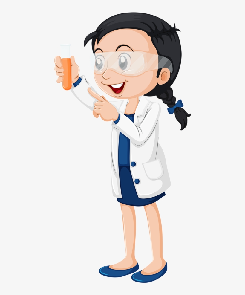 Profissões E Ofícios Art For Kids, Crafts For Kids, - Female Chemist Cartoon Png, transparent png download