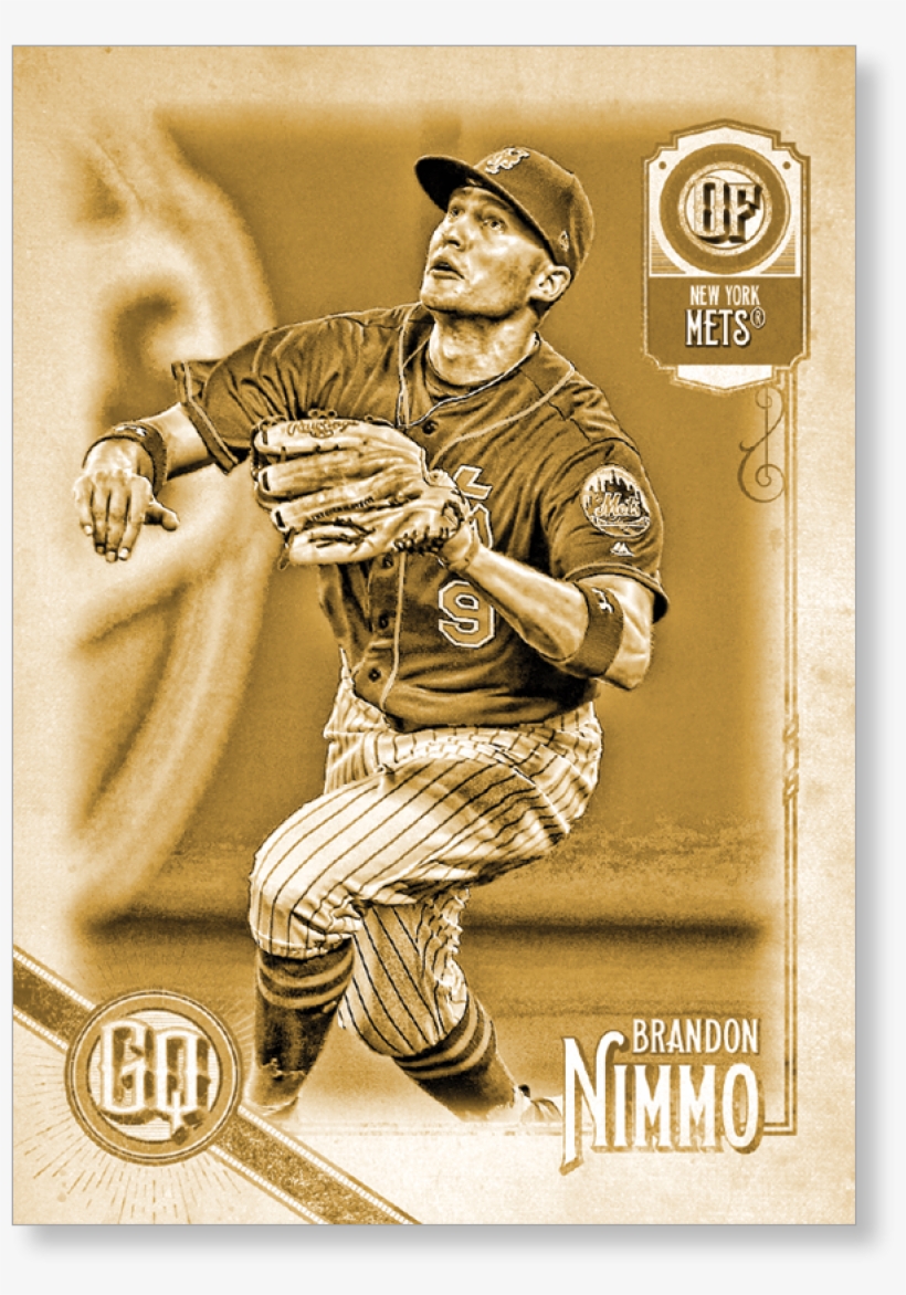 Brandon Nimmo 2018 Topps Gypsy Queen Baseball Base - Catcher, transparent png download