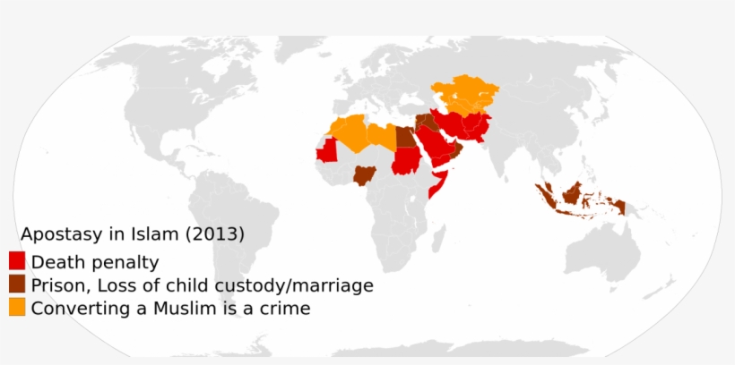 Walking Away From Religion Is Seldom Easy - Three Monotheistic Religions Map, transparent png download