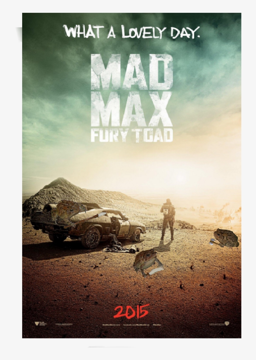 Fury Toad - Mad Max Game Poster, transparent png download