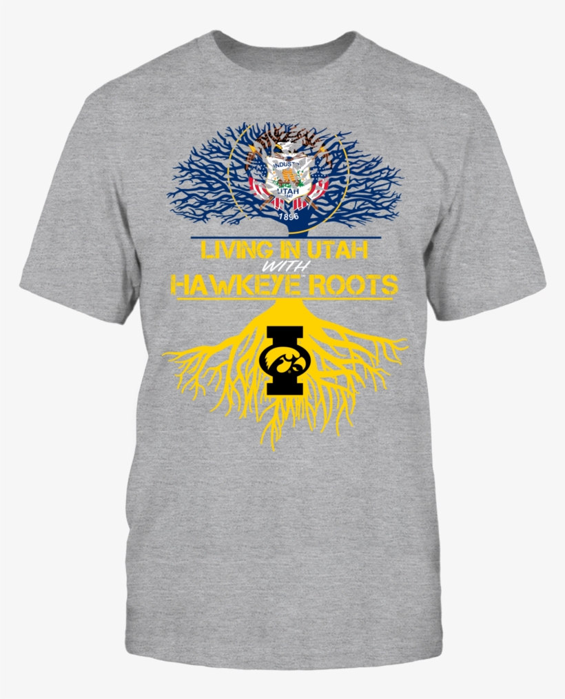 Iowa Hawkeyes - Tennessee - Sugar Skull - Gildan Unisex T-shirt Grey, transparent png download