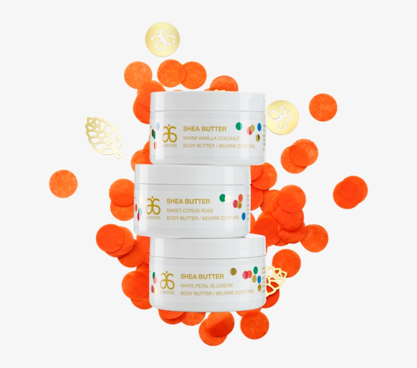 Shea Butter Collection Body Butter Trio - Arbonne Holiday Body Butter, transparent png download