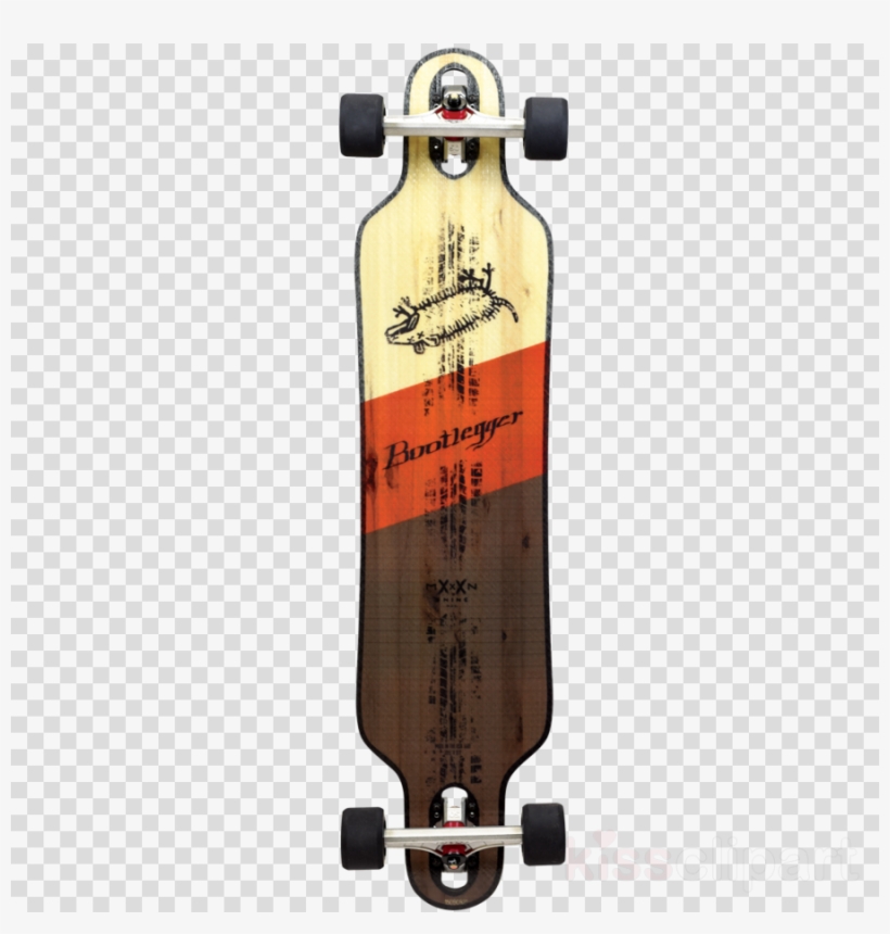 Moonshine Bootlegger Longboard Deck Clipart Longboard - Moonshine Bootlegger Longboard Deck, transparent png download