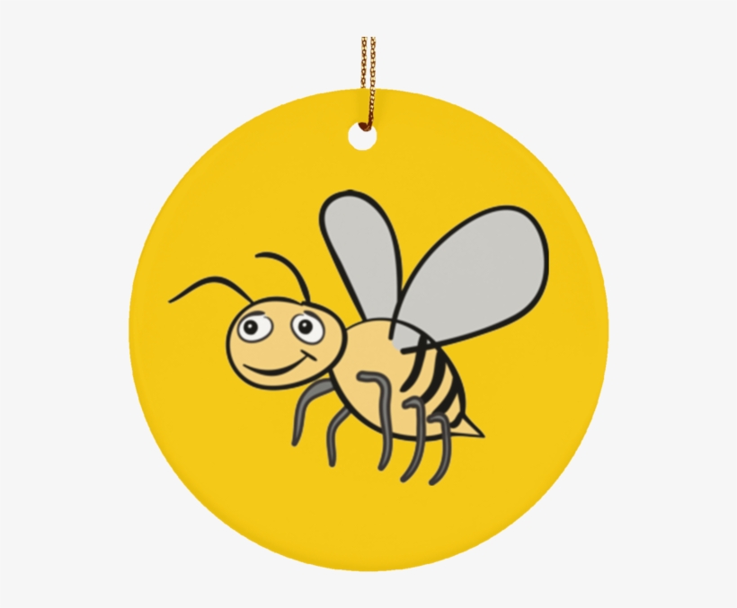 Bee Lovers Cute Honey Bee Ceramic Ornament - Honey Bee, transparent png download