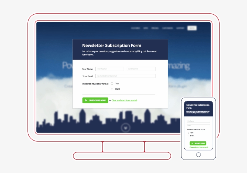 Wordpress Autopopup Newsletter - Newsletter, transparent png download