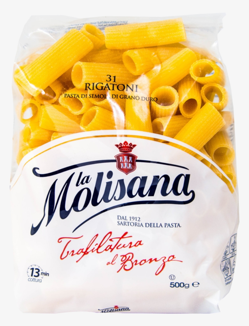 Pasta Rigatoni - La Molisana Farfalle Pasta 500g, transparent png download