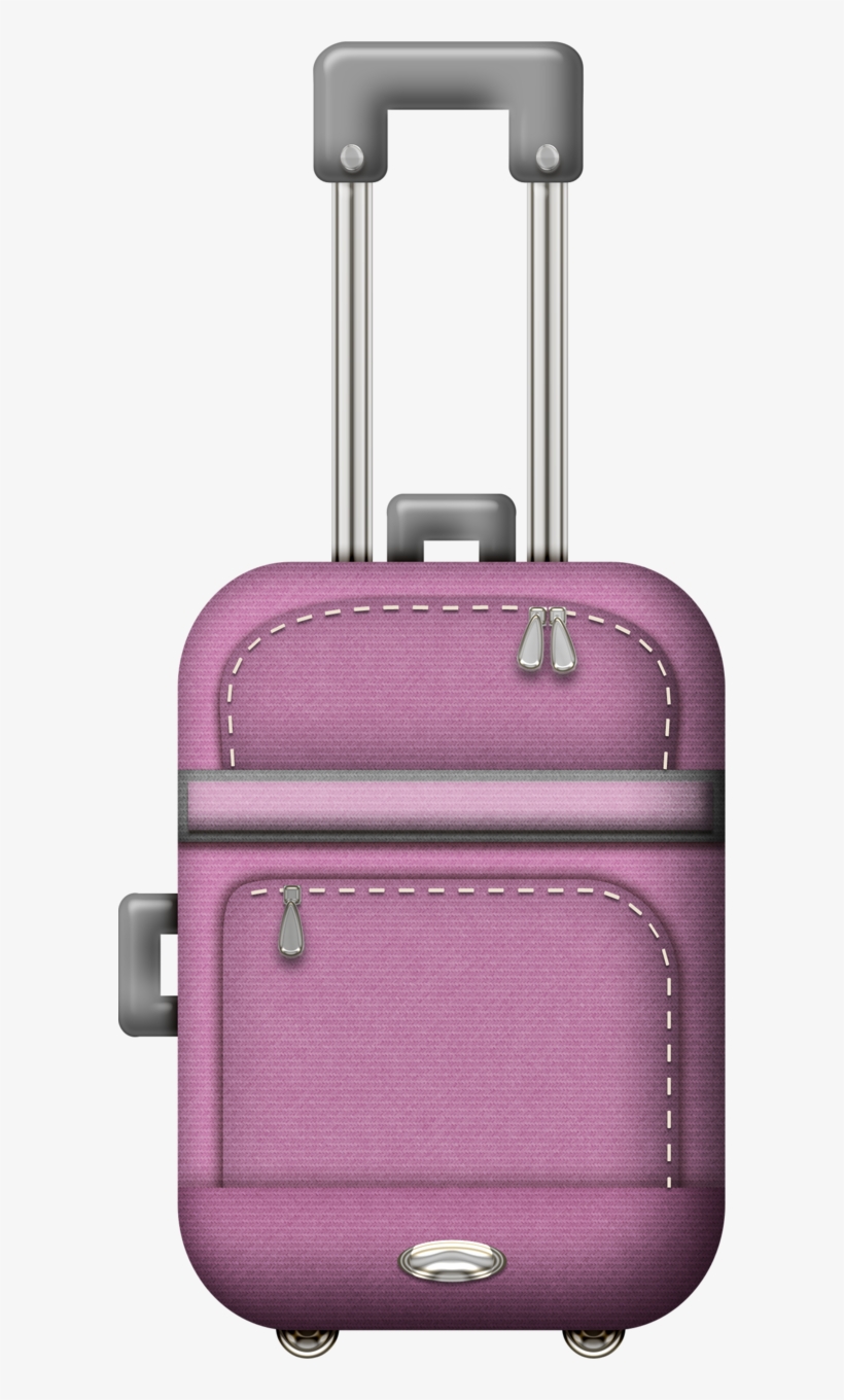Яндекс - Фотки - Purple Luggage Clipart, transparent png download