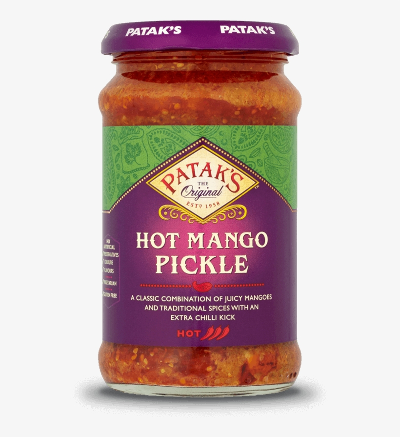 Recipes Featuring This Product - Pataks - Hot Mango Pickle | 283g, transparent png download