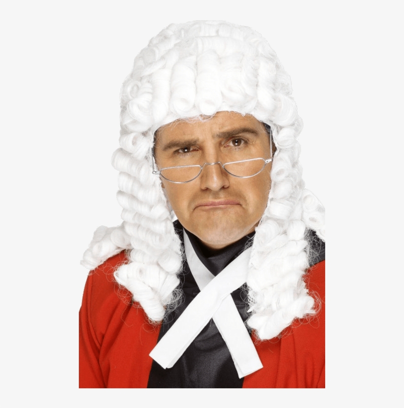 Judge's Wig White Smiffys, transparent png download