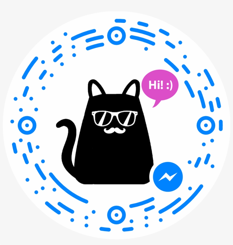 Fun Facts About Users Chatting With A Cat Png Funny - Mica The Hipster Cat Bot, transparent png download