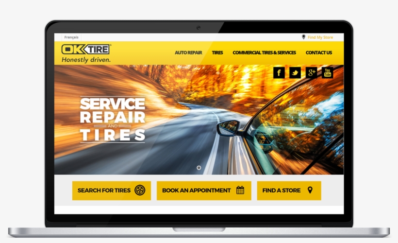 Oktire Web Design Seo Web Development - Ok Tire, transparent png download