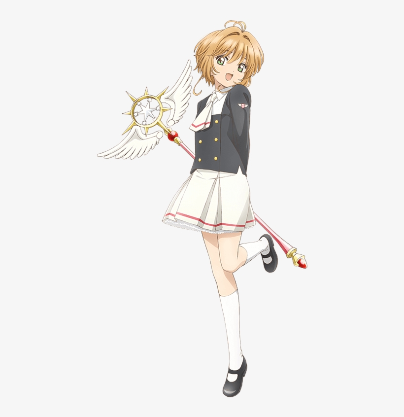 Clear Card Character Designs - Sakura Clear Card Visual, transparent png download