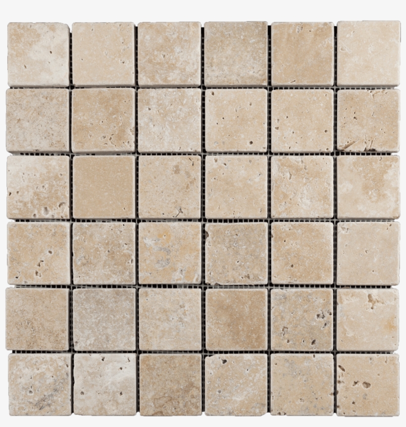 Walnut Travertine Mosaic Tile - Travertine, transparent png download