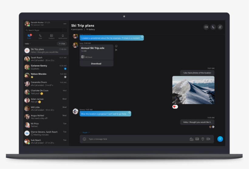 Skype Rolls Back Its Redesign By Ditching Stories, - Skype, transparent png download