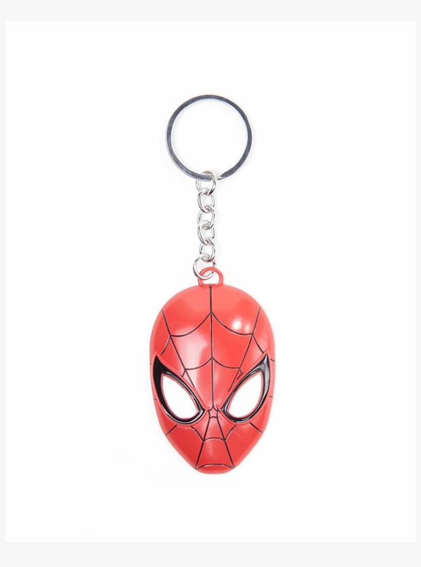 Spider-man - 3d Metal Mask Keychain, transparent png download