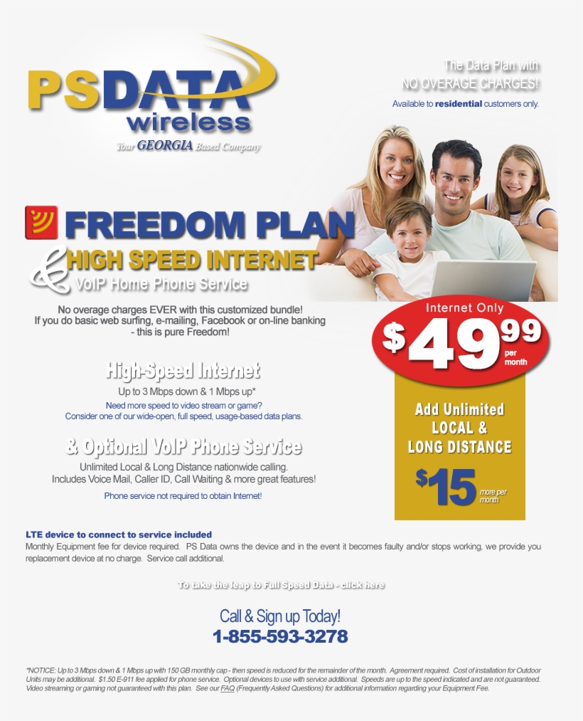 Ps Data Wireless Plans - Internet, transparent png download