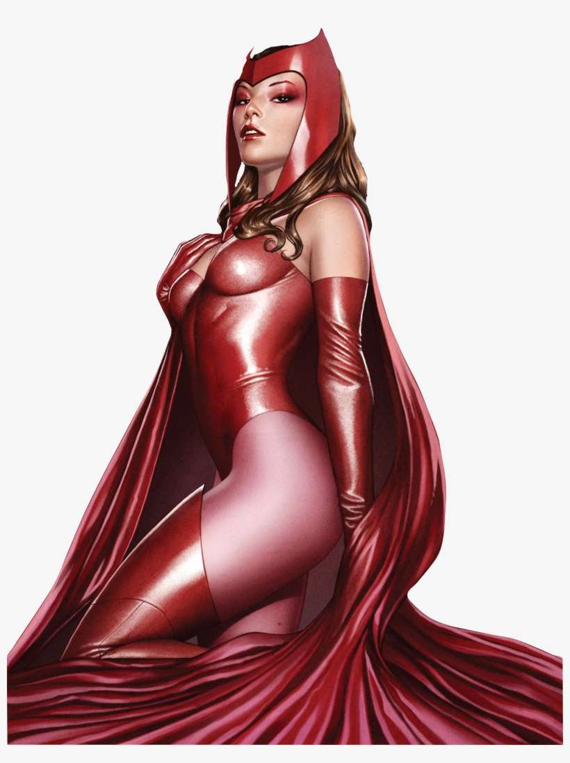 Marvel Girls - Part - Elizabeth Olsen Scarlet Witch Classic, transparent png download