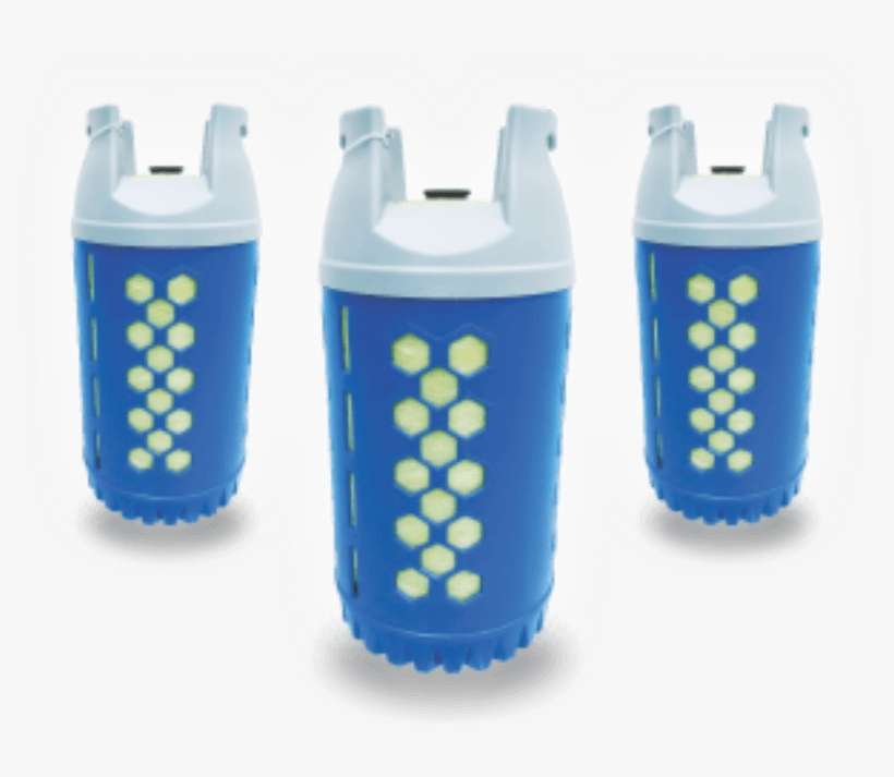 Blue Gas Cylinders - Plastic, transparent png download