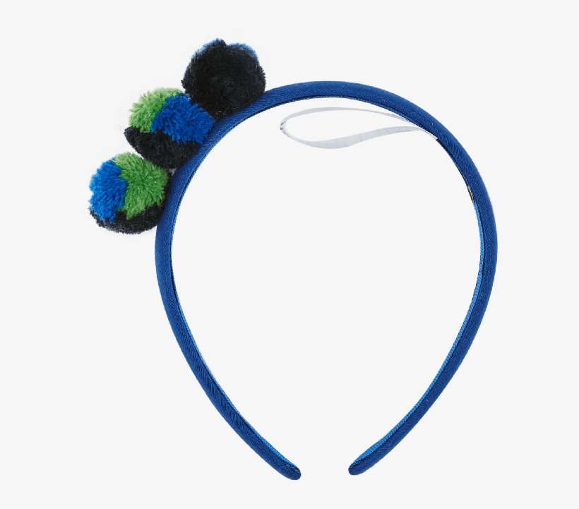 Blue Pompom Hairband Blue PNG Image Transparent PNG Free Download on SeekPNG