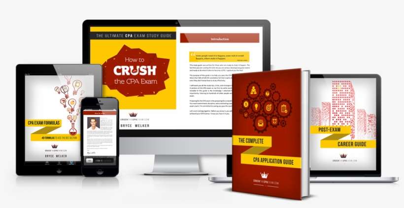 Crush The Cpa Study Guide - Uniform Certified Public Accountant Examination, transparent png download