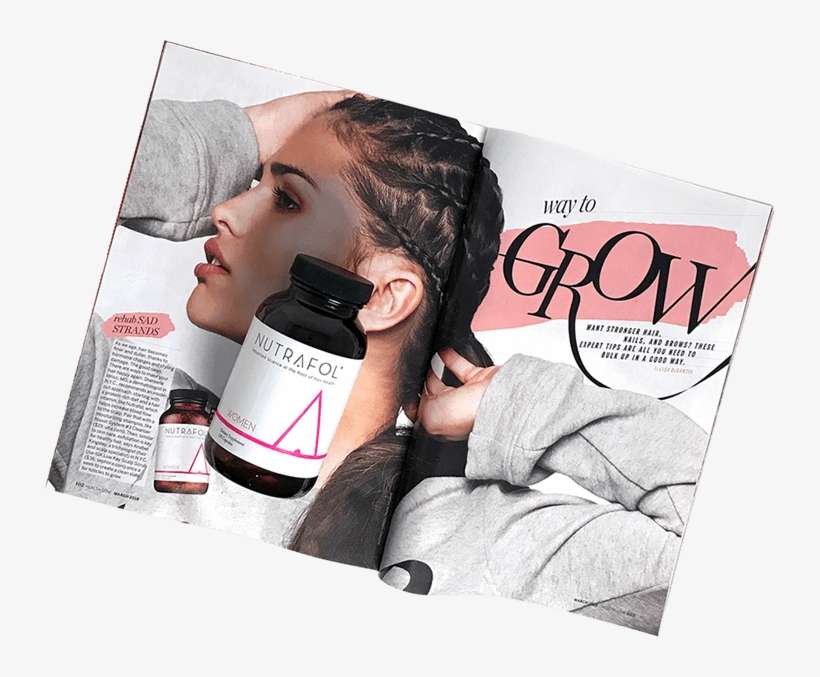 Nutrafol For Women Award Winning Hair Growth Supplement, transparent png download