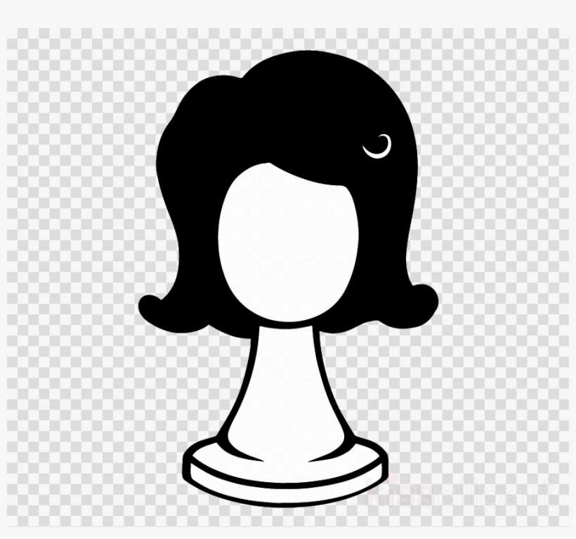 Download Wig Black And White Clipart Wig Clip Art Bird - Transparent Background Location Icon, transparent png download
